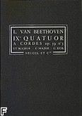Okładka: Beethoven Ludwig van, IX Kwartet smyczkowy op. 59 nr 3 C-dur (partytura)