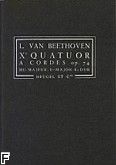 Okładka: Beethoven Ludwig van, X Kwartet smyczkowy op. 74 Es-dur (partytura)