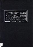 Okadka: Beethoven Ludwig van, XVII Kwartet smyczkowy op.133 B-dur (partytura)