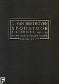 Okładka: Beethoven Ludwig van, XII Kwartet smyczkowy op.127 Es-dur (partytura)