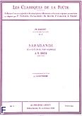 Okadka: Bach Johann Sebastian, Classique flute n004 suite en sol pour violoncelle:sarabande