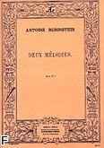 Okadka: Rubinstein Antoni, 2 melodies op3 n01 piano