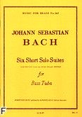Okadka: Bach Johann Sebastian, 6 short solo suites tuba alone(tuba seul)mfb262