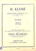 Okadka: Klos H., Oberon: Petite Fantaisie clarinette sib et piano