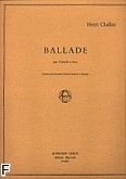 Okadka: Challan Henri, Ballade violoncelle et piano