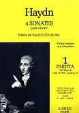 Okładka: Haydn Franz Joseph, 4 sonates pour clavier vol.1:partita sol maj(hob 16/6)
