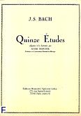 Okadka: Bach Johann Sebastian, 15 etudes