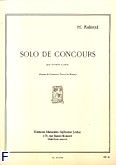 Okadka: Rabaud Henri, Solo de concours Op. 10