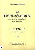 Okadka: Blemant L., 20 etudes melodiques volume 2