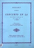 Okładka: Mozart Wolfgang Amadeusz, Concerto en la clarinette et piano (cadences de j.ibert) op. 107
