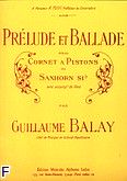 Okadka: Balay Guillaume, Prelude et ballade