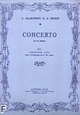 Okadka: Glazounov A., Petiot A., Concerto Es-dur