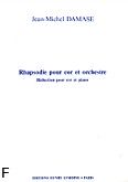Okadka: Damase Jean Michel, Rhapsodie - Cor et Piano