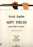 Okładka: Joplin Scott, Pieces (7) - Flute et Piano Trans. MABRY