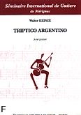 Okadka: Heinze Walter, Triptico Argentino - solo