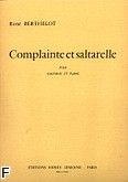 Okadka: Berthelot Rene, Complainte et Saltarelle