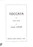 Okładka: Jongen Joseph, Toccata