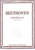 Okadka: Beethoven Ludwig van, Sonate No 25 Op.79 en Sol Majeur