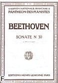 Okładka: Beethoven Ludwig van, Sonate N°30 - E-dur Op.109