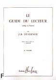 Okadka: Duvernoy Jean-Baptiste, Guide du Lecteur Vol.1
