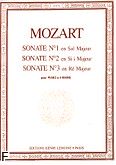 Okadka: Mozart Wolfgang Amadeusz, Sonates a 4 Mains Nr 1, Nr 2 et Nr 3