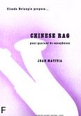 Okadka: Matitia Jean, Chinese Rag - 4 Saxophones
