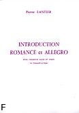Okładka: Lantier Pierre, Introduction, Romance et Allegro - Trombone et Piano ou Violoncelle et Piano