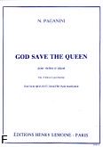 Okadka: Paganini Niccolo, God Save The Queen Op.9 - Violon et Piano