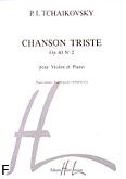 Okadka: Czajkowski Piotr, Chanson Triste Op. 40 nr 2