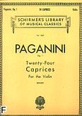 Okadka: Paganini Niccolo, 24 Caprices. Op. 1