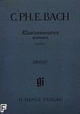Okadka: Bach Carl Philipp Emmanuel, Sonaty fortepianowe z. 1: G-dur Wq65,12; h-moll Wq65,13; Wrttemberg; h-moll Wq49,6; C-dur Wq62,6;