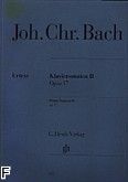 Okadka: Bach Johann Christian, Sonaty fortepianowe z. 2: op. 17 G-dur, c-moll, Es-dur, G-dur, A-dur, B-dur