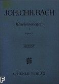 Okadka: Bach Johann Christian, Sonaty fortepianowe z. 1: op. 5 B-dur, D-dur, G-dur, Es-dur, E-dur, c-moll