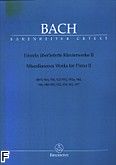 Okadka: Bach Johann Sebastian, Utwory fortepianowe z. 2: BWV 904, 906, 923/951, 951a, 944, 946, 948-950, 952, 959, 961, 967