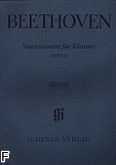 Okadka: Beethoven Ludwig van, Wariacje fortepianowe z. 2