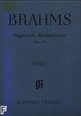Okadka: Brahms Johannes, Wariacje na temat Paganiniego op. 35