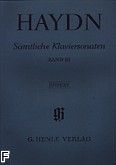 Okadka: Haydn Franz Joseph, Sonaty fortepianowe z. 3