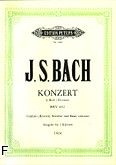 Okadka: Bach Johann Sebastian, Koncert d-moll BWV 1052