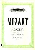 Okadka: Mozart Wolfgang Amadeusz, Koncert C-dur KV 467 na fortepian i orkiestr (wyc. fort.)