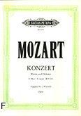Okadka: Mozart Wolfgang Amadeusz, Koncert C-dur KV 503 na fortepian i orkiestr (wyc. fort.)