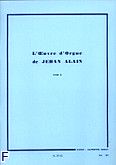 Okadka: Alain Jehan, L'oeuvre d'Orgue de Jehan Alain z. 2: Variations sur un thme de Clment Jannequi; Le jardin suspend