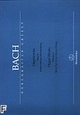 Okadka: Bach Johann Sebastian, Utwory organowe z. 4: Preludium i fuga Es-dur BWV 552, Msza choraowa BWV 669-689, 4 duety BWV 802