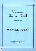 Okadka: Dupr Marcel, Variations Sur un Nol pour grand orgue op. 20
