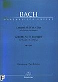 Okadka: Bach Johann Sebastian, Koncerty na klawesyn i smyczki nr 4 A-dur BWV 1055