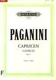 Okadka: Paganini Niccolo, 24 kaprysy op. 1