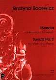 Okładka: Bacewicz Grażyna, II Sonata