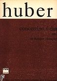 Okadka: Huber Adolph, Concertino F-dur op. 7