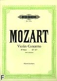 Okadka: Mozart Wolfgang Amadeusz, I Koncert B-dur KV 207 na skrzypce i orkiestr