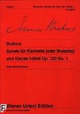 Okadka: Brahms Johannes, Sonata f-moll op. 120