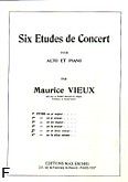 Okładka: Vieux Maurice, 6 etudes de concert, Etiuda cis-moll